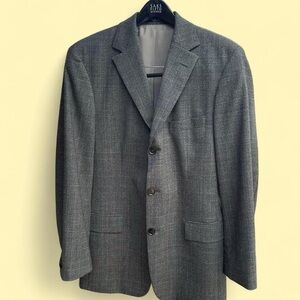 Hugo Boss Scorsese Movie wardrobe Gray Sport Coat for Men